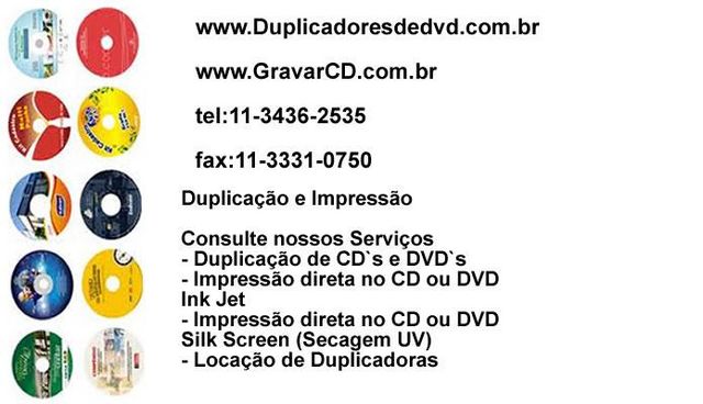 Duplicadora de cd, duplicação cd dvd, impressão cd dvd, Gravar cd dvd, duplicar dvd cd, silk