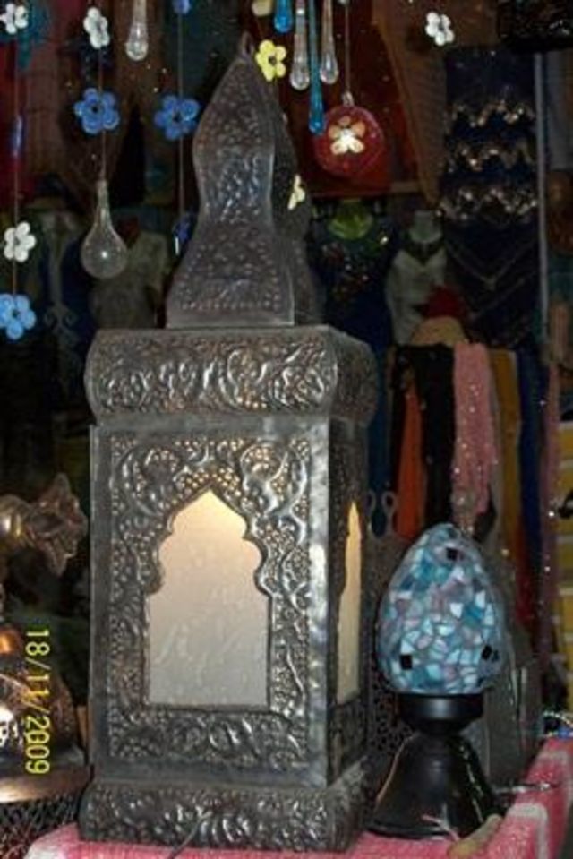 Lumiarias, Lustres Arabes e decorações de vidro importado do Egito