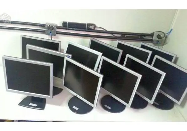 Monitor lcd 17 poelagadas samsung, lg semi novo com garantia
