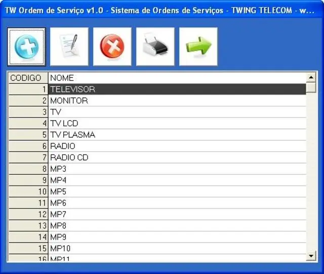 TW - OS - Sistema Ordens de Serviços