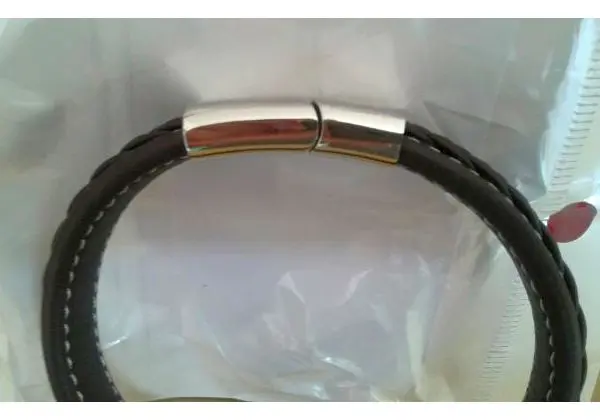 Pulseira em couro, bracelete de couro