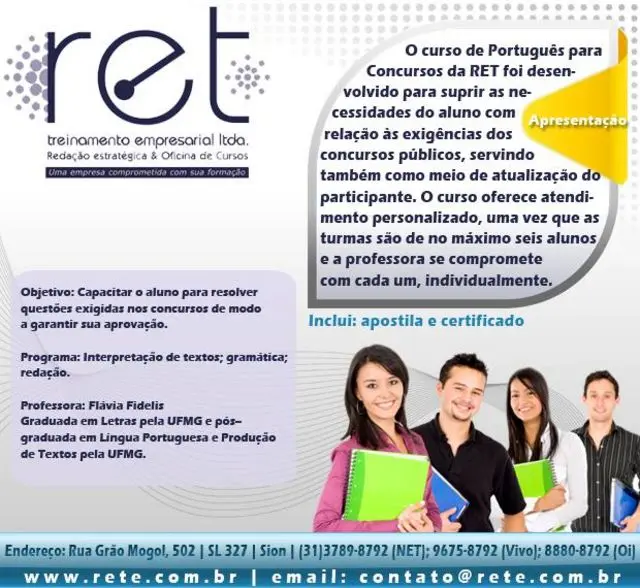 Português para Concursos em Belo Horizonte