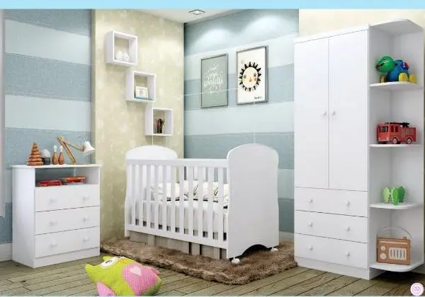 Conjunto de quarto infantil completo novo
