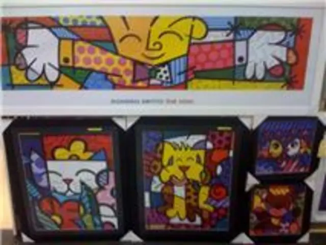 QUADROS COM REPRODUÇOES DE ROMERO BRITTO - MENOR CUSTO DA PRAÇA