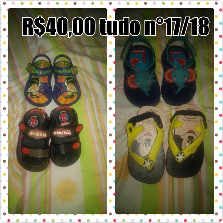 Sandálias R$ 40Facilito