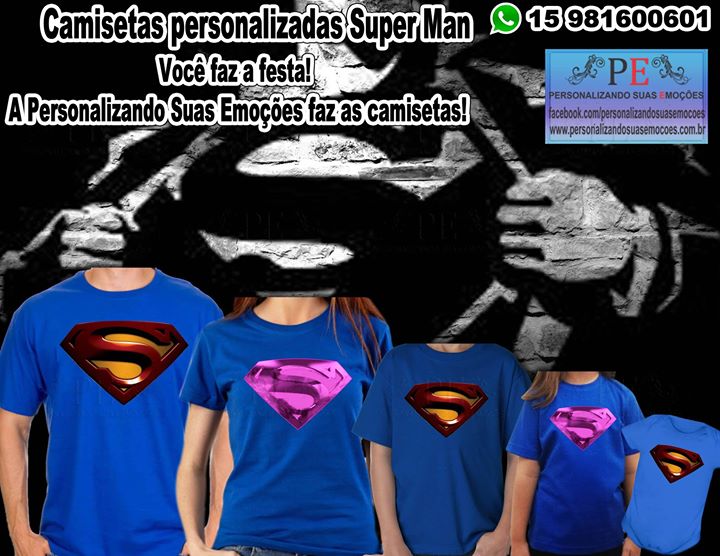 Kit Camisetas personalizadas Super