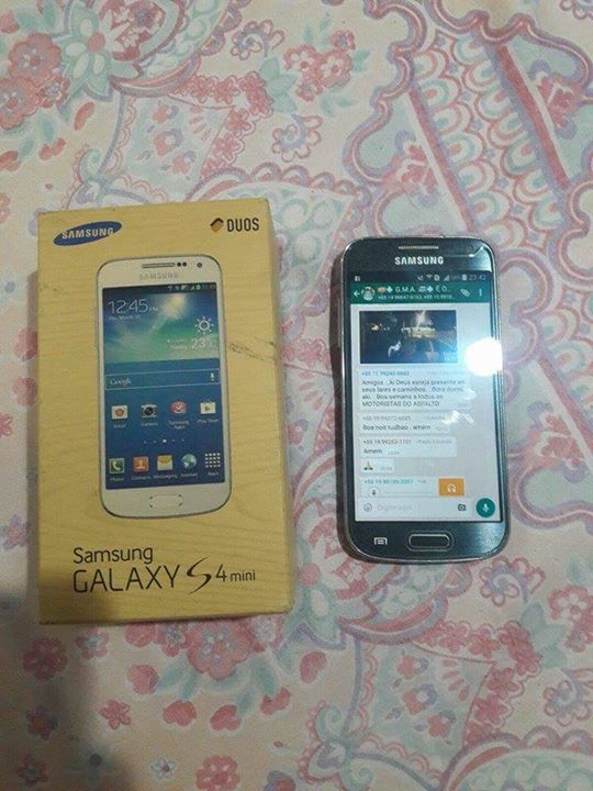 Samsung s4 mini R$ 300