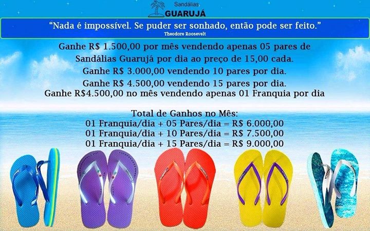 Sandálias Guarujá -