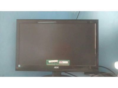 Monitor AOC 130$ e Memoria RAM 4gb ddr3 70$