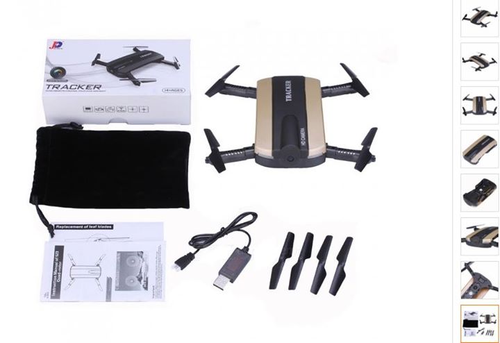 JXD 523 Wi-Fi FPV dobrável Mini Drone Quadcopter RC com câmera