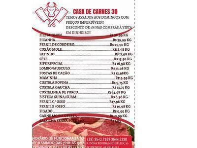 CASA DE CARNES 3D! APROVEITE NOSSAS OFERTAS