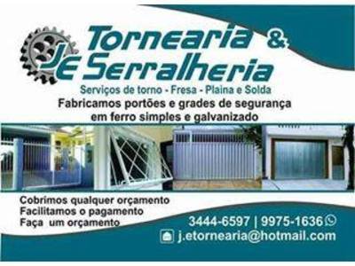 Serralheria, Tornearia, metalúrgica, soldas, calderaria, manutenção, mecânica industrial