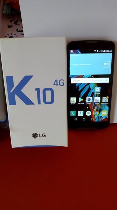 LG k10 dual chip 4g 16gb 5.3 tela zerado na Caixa com tudo