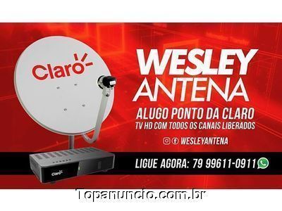 ALUGO PONTO DA CLARO HD TV