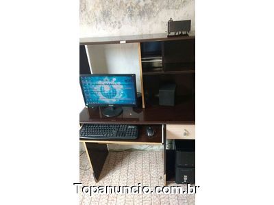 Computador completo com mesa escrivania para computador
