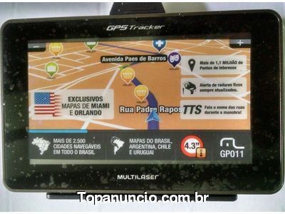 GPS MULTILASER TRACKER TELA 4.3 S TV