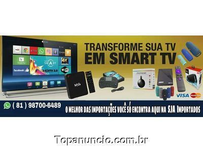 TV BOX 4K JA CONFIGURADO PARA ENTREGAR ANDROID 7.1 ACEITAMOS CARTÃO