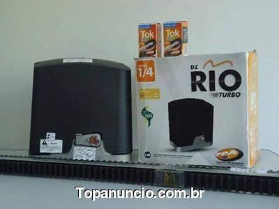 KIT AUTOMATIZADOR PARA PORTÃO DESLIZANTE RESIDENCIAL PPA DZ RIO INSTALADO 13 99745.1209 Whats
