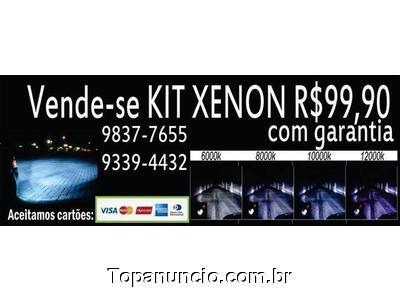 Vendo kit xenon R$99, 90 Com garantia e instalação e leds p carros e moto variados a parti de R$6, 00
