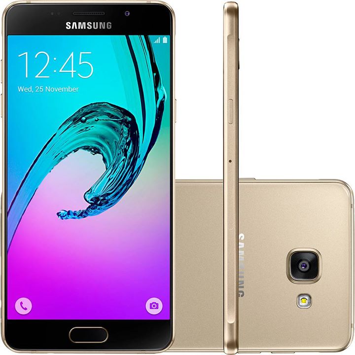 Samsung A5 2016 Gold, Estado de zero, Com acessórios e nota fiscal