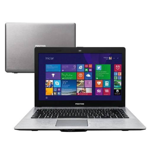 Notebook Positivo 4GB RAM 500GB, Tela 14 -Windows 10