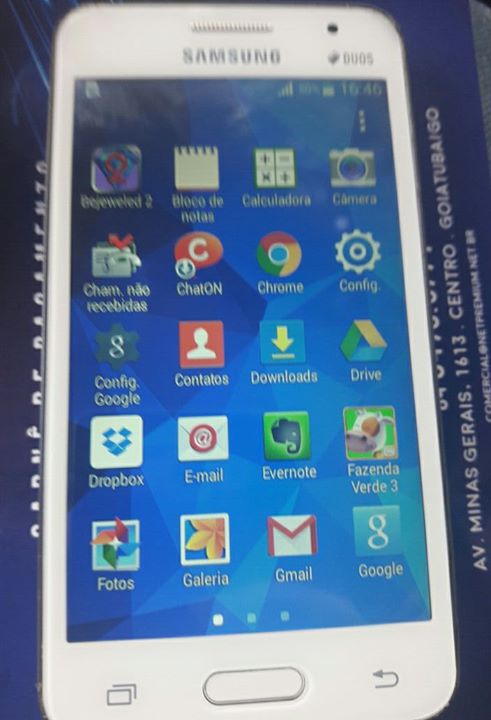 Celular Samsung Core 2 com 8gigas de memória 2 chips