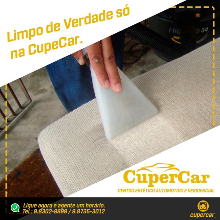 CuperCar Estética Automotiva e limpeza Residencial a seco