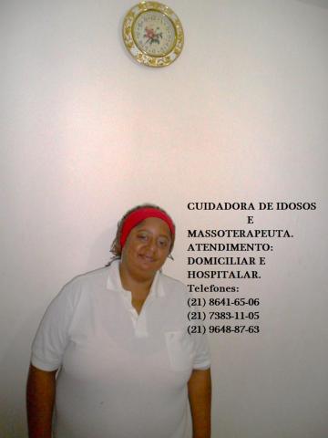 Cuidadora de idosos hospitalar e domiciliar . Rio de Janeiro