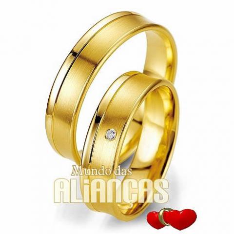 Aliancas de ouro para noivado ou casamento
