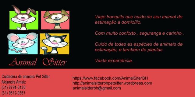 Animal Sitter/ pet Sitter/ Cuidadora de animais