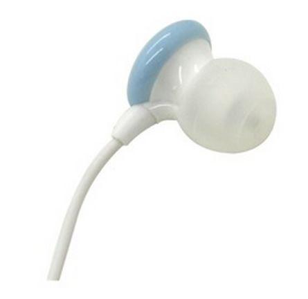 Fone de Ouvido 3, 5 milímetros para MP3 MP4 - Cor Branco e Azul