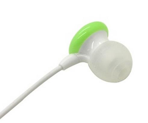 Fone de Ouvido 3, 5 milímetros para MP3 MP4 - Cor Branco e verde