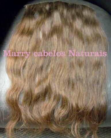 Apliques de cabelo natural para alongamento