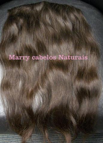 Apliques de cabelo natural para alongamento