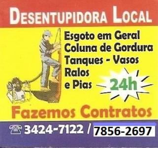 DESENTUPIDORA LOCAL ILHA DO GOVERNADOR, BONSUCESSO, RJ