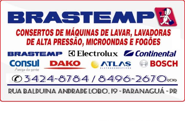 ELECTROLUX & BRASTEMP MAQUINA ASSISTENCIA TECNICA ESPECIALIZADA