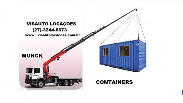 Containers e Caminhão Munck