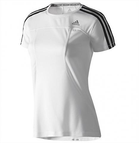 Camiseta Adidas Response 3-Stripes Short Sleeve Tee White Black