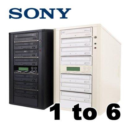 Duplicadora de DVD e CD C/ 6 Gravadores Sony
