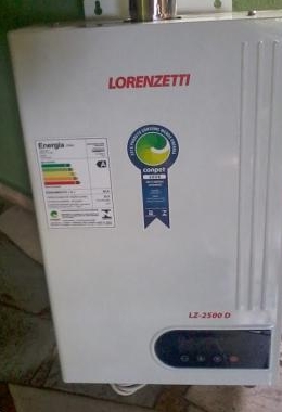 Aquecedor de água a gás Lorenzetti LZ-2500D - novo