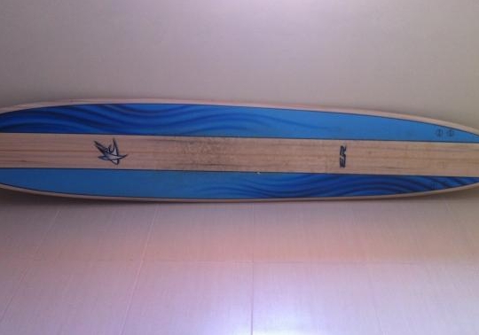Longboard Prancha de Surf 9.0 com Quilhas Removive