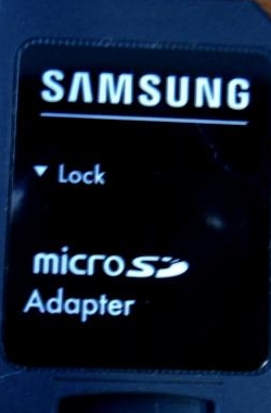 Micro SD adapter - Samsung Star S5230