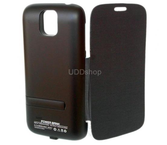 Capa com Bateria para Samsung Galaxy S4 - i9500 ou i9505 - 3200mAh - PRETA