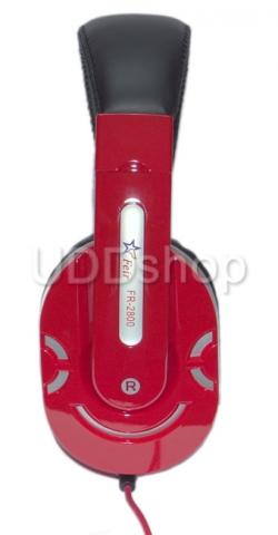 Stereo Headphone HD 94dB Modelo FR-2800 - Cor Vermelho