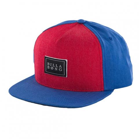 Boné Billabong Men's Double Vision Snap Back Hat Blue