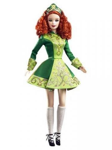 Brinquedo Mattel Festivals Of The World Irish Dance Barbie Doll