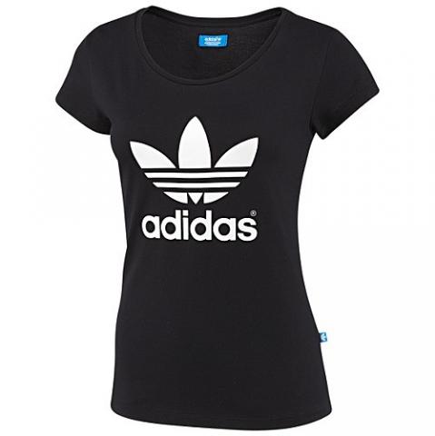 Camiseta Adidas Women's Trefoil Tee Black G76739