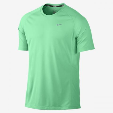 Camisetas Nike Men's Nike Miler UV Green Glow