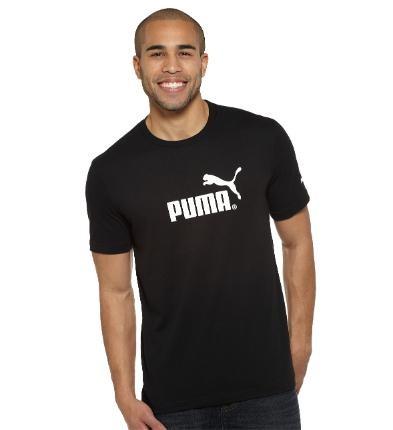 Camisetas Puma Men's No 1 Logo T-Shirt Black 826728-03