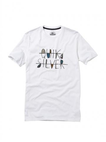 Camisetas Quiksilver Men's Royalty Slim Fit T-Shirt White